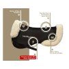 Tlumící dečka pod sedlo THINLINE Trifecta pro posedlí 16,5"-17" white