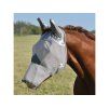 Maska CASHEL Crusader Fly Mask Long Nose Arab-Cob with Ears Grey