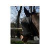 Maska proti hmyzu EQUITHEME Pro Series Solar Shield 99 UVA/UVB 99 % kšilt + UPF 50 síťovina black (M)