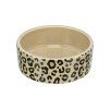 Keramická miska TRIXIE leopardí vzor 2,5l (22cm) (MIX BAREV)