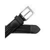 Pásek FAGER Leather Elastic black 85cm