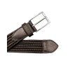 Pásek FAGER Leather Elastic brown 95cm