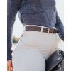 Pásek FAGER Leather Elastic brown 95cm