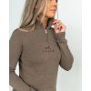Svetr FAGER Kim Half Zip beige (L)