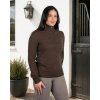Svetr FAGER Kim Half Zip brown (L)