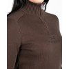 Svetr FAGER Kim Half Zip brown (L)