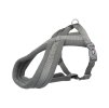 Postroj TRIXIE Premium podšitý grafit (M) 2,5x45-80cm