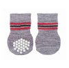 Ponožky TRIXIE pro psy protiskluzové šedé (S-M) (2ks) (DOPRODEJ)