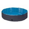 Bazén pro psy FLAMINGO Splash modrý/tmavě šedý 120x120x30cm