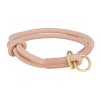 Obojek TRIXIE Soft Rope kulatý polostahovací růžová/světlerůžová (L) 1x50cm
