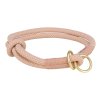 Obojek TRIXIE Soft Rope kulatý polostahovací růžová/světlerůžová (S-M) 1x40cm