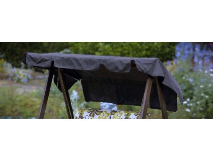 9909 80048 hollywoodschaukel dach Harbo Lilly 2 sitzer dunkelgrau