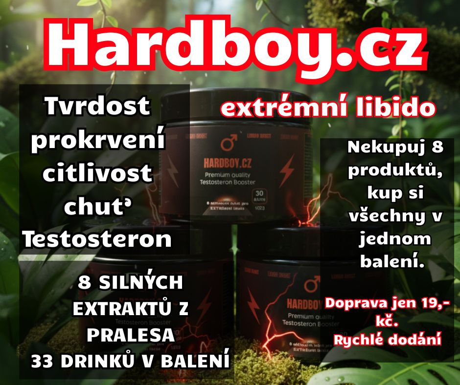 🎯 Hardboy.cz: Účinná podpora pro mužský výkon a hormonální rovnováhu