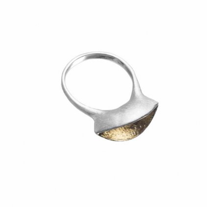 Prsten LURE (stříbrný, pozlacený)
