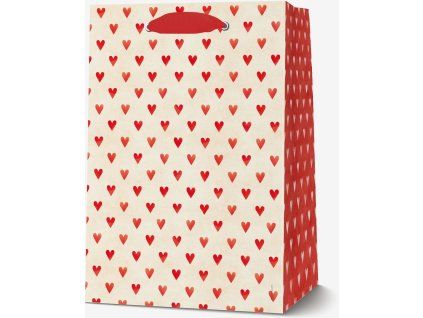 Dárková taška - medium - Srdce