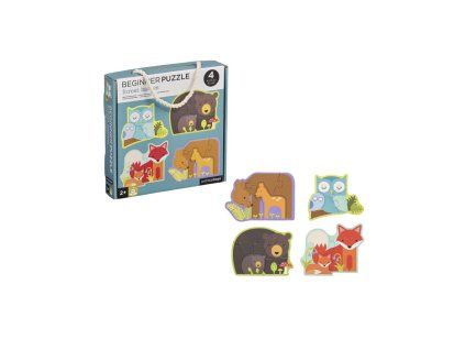 První puzzle - Lesní zvířátka