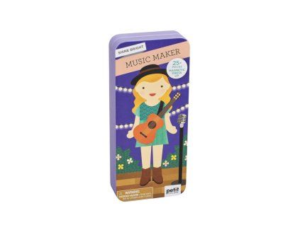 Magnetické puzzle - Muzikantka