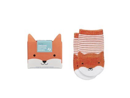 Bio bavlněné ponožky  - Liška