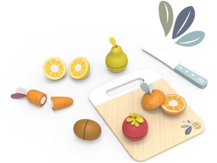 Dřevěná sada na krájení