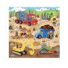 Podlahové puzzle - Auta na stavbě
