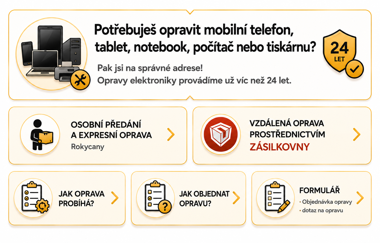 HARDSOFT - Opravy - mobilní telefony, počítače, tiskárny a další