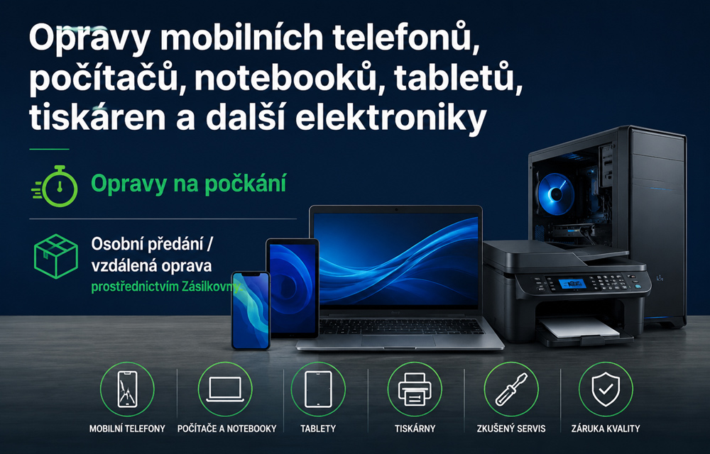 HARDSOFT - Opravy - mobilní telefony, počítače, tiskárny a další