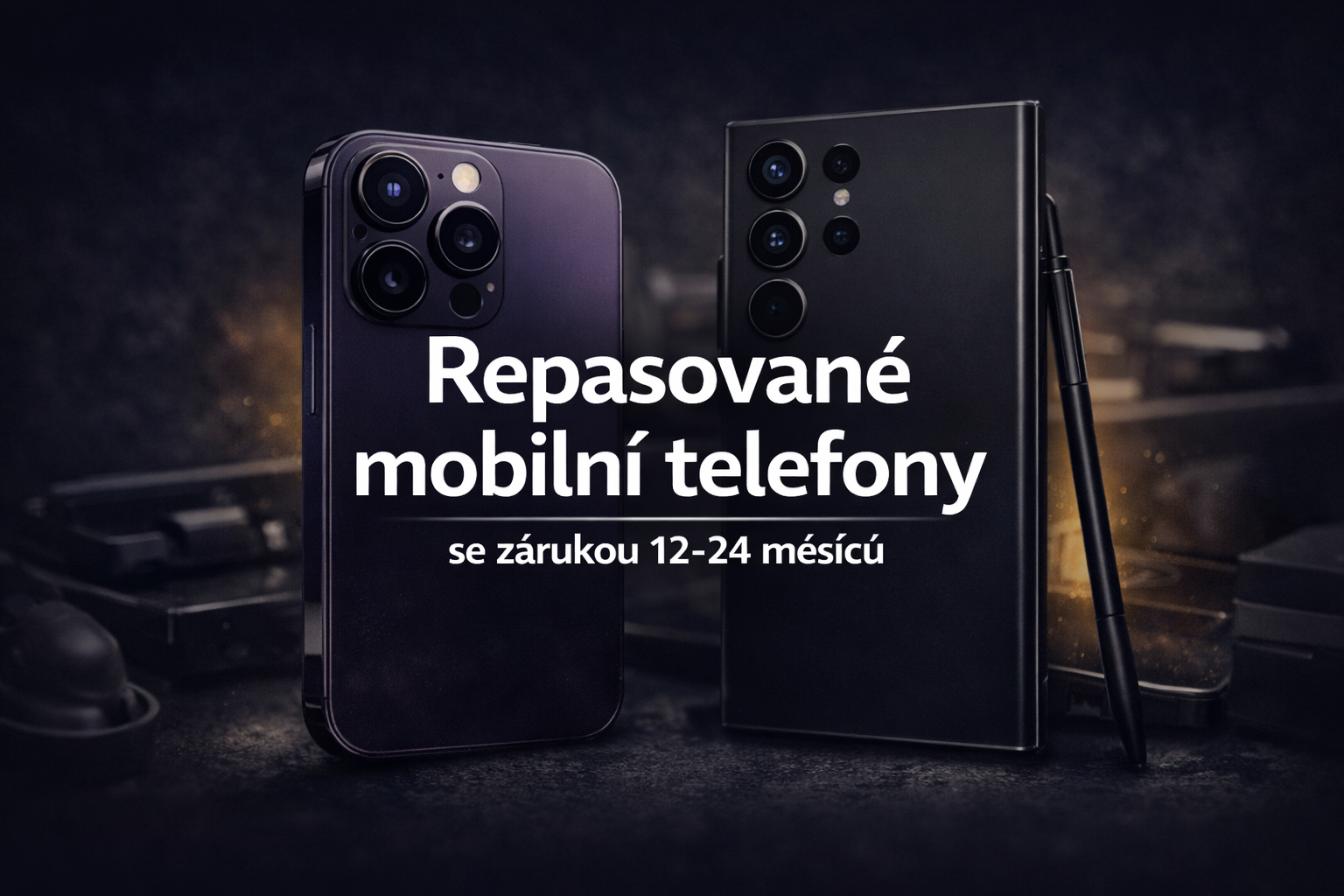 Repasované mobilní telefony se zárukou 12-24 měsíců
