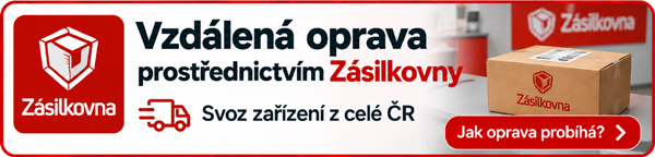 Vzdálená oprava prostřednictvím Zásilkovny