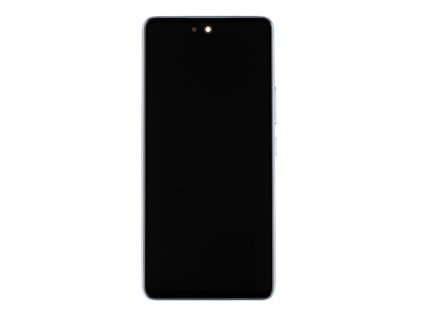LCD display + Dotyk + Přední kryt Samsung A536B Galaxy A53 5G Awesome Blue (Service Pack)