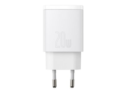 Baseus CCXJ-B02 Compact Quick Nabíječka USB/USB-C 20W White