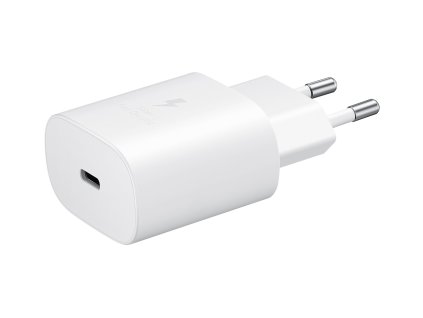EP-TA800EWE Samsung USB-C 25W Cestovní nabíječka White (OOB Bulk)