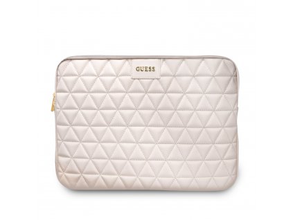 Guess Quilted Obal pro Notebook 13" Pink