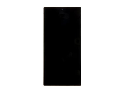 LCD display + Dotyk + Přední kryt Samsung S918 Galaxy S23 Ultra Lavender (Service Pack)