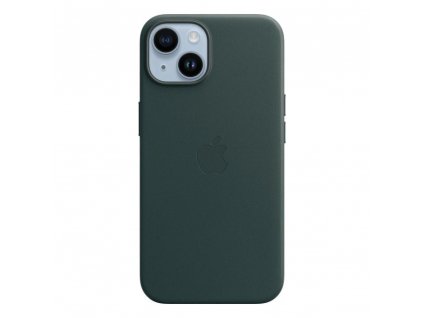 MPP53ZM/A Apple Kožený Kryt vč. MagSafe pro iPhone 14 Forest Green