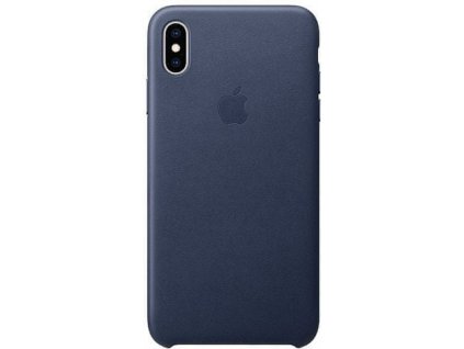 MRWU2ZM/A Apple Kožený Kryt pro iPhone XS Max Midnight Blue