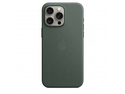 MT503ZM/A Apple FineWoven Kryt vč. MagSafe pro iPhone 15 Pro Max Evergreen