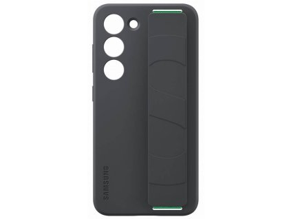 EF-GS911TBE Samsung Silikonový Kryt vč Popruhu pro Galaxy S23 Black (Pošk.Balení)