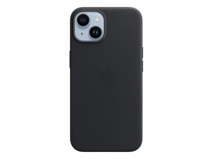 MPP43FE/A Apple Kožený Kryt vč. MagSafe pro iPhone 14 Midnight