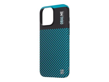 OBAL:ME Flossy Stripes Kryt pro Apple iPhone 16 Pro Max Black/Teal