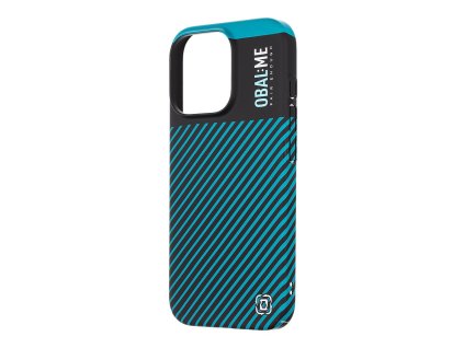 OBAL:ME Flossy Stripes Kryt pro Apple iPhone 16 Pro Black/Teal