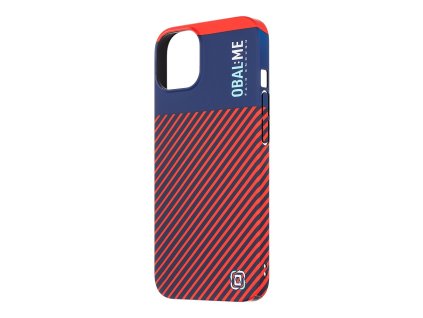 OBAL:ME Flossy Stripes Kryt pro Apple iPhone 13 Blue/Red