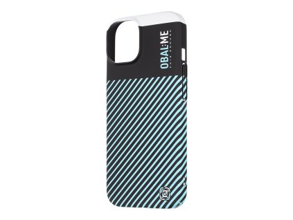 OBAL:ME Flossy Stripes Kryt pro Apple iPhone 15 Black/Sky Blue