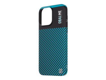 OBAL:ME Flossy Stripes Kryt pro Apple iPhone 15 Pro Max Black/Teal