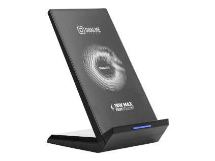 OBAL:ME StandCharger Bezdrátový Nabíjecí Stojánek na Stůl 15W Black