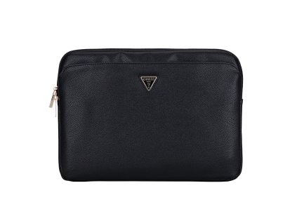 Guess PU Grained Triangle Logo Obal pro Notebook 14" Black