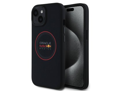 Red Bull PU Leather Red Ring MagSafe Zadní Kryt pro iPhone 13 Navy