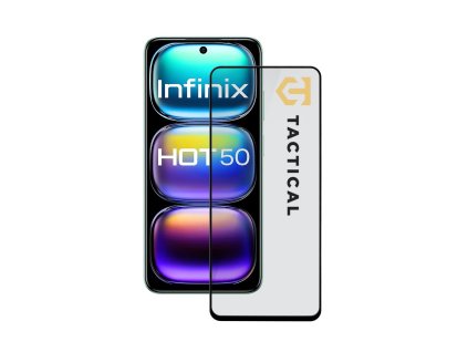 Tactical Glass Shield 5D sklo pro Infinix Hot 50 4G Black