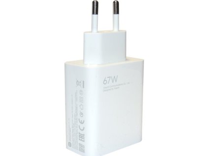 Xiaomi MDY-12-EH USB-A 67W Cestovní Nabíječka White