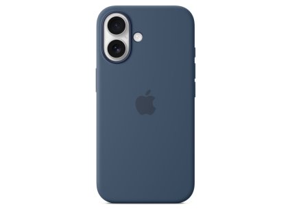 MYY23ZM/A Apple Silikonový Kryt vč. Magsafe pro iPhone 16 Denim