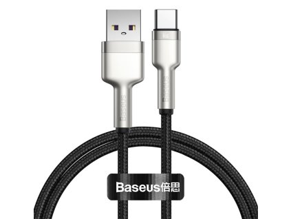 Baseus Cafule Metal Series Datový Kabel USB-USB-C 66W 1m Black